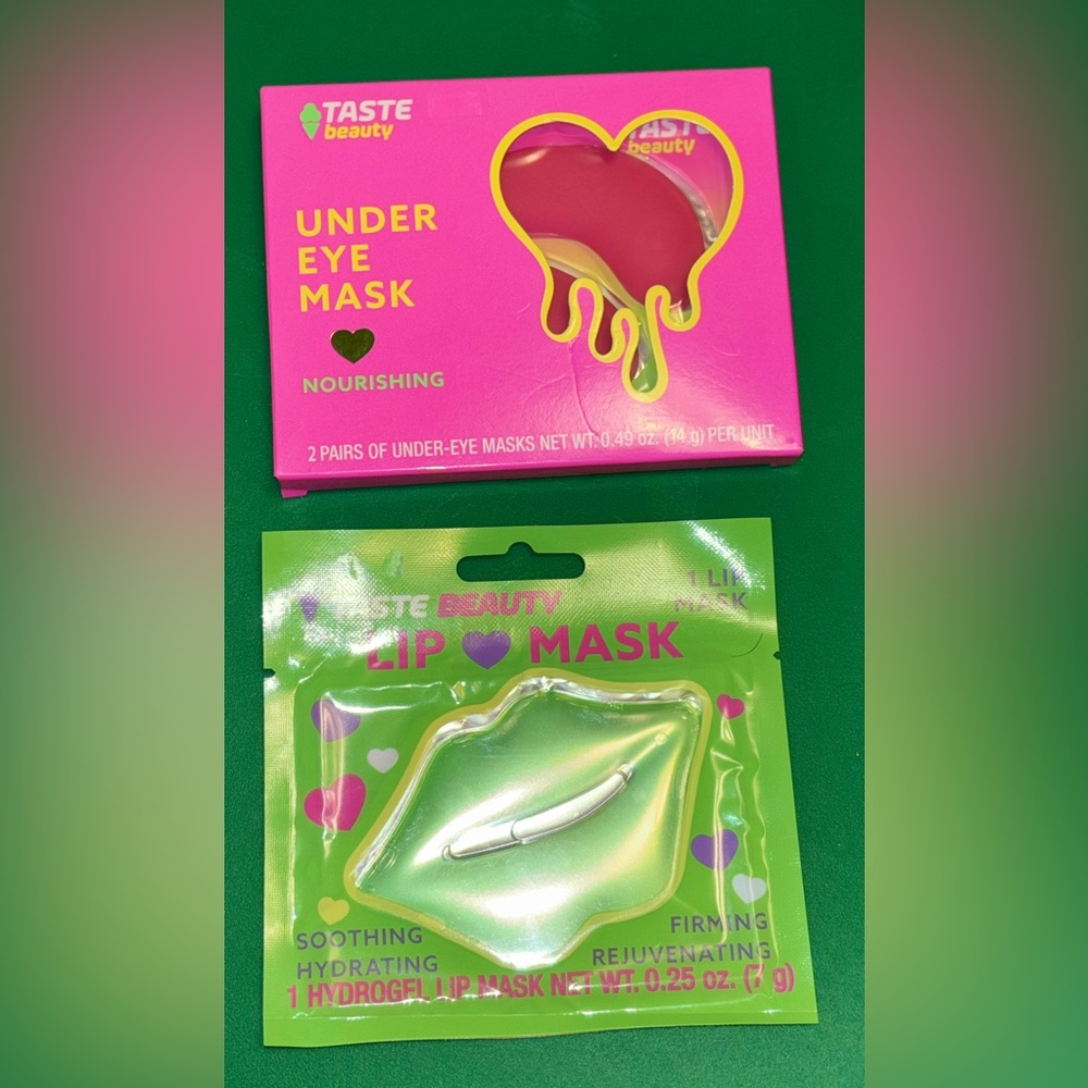Taste Beauty Lip & under eye mask bundle